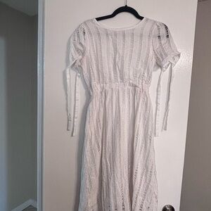 Chic White Midi Dress